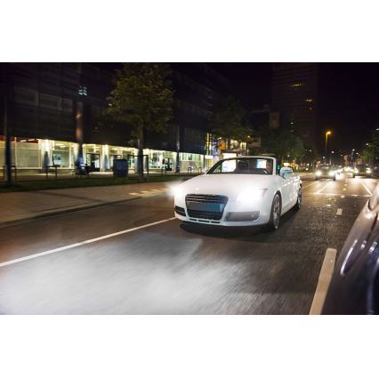 SET 2x Auto žarulja Philips WHITEVISION 12972WHVSM H7 PX26d/55W/12V 3700K + 2 pozicijske žarulje
