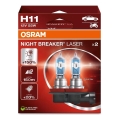 SET 2x Autožarulja NIGHT BREAKER H11 PGJ19-2/55W/12V - Osram