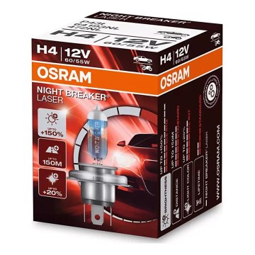 SET 2x Autožarulja NIGHT BREAKER H4 P43t/60/55W/12V 3900K - Osram