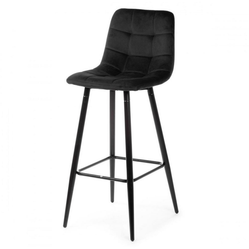 SET 2x Barska stolica HOKER 105x44 cm crna