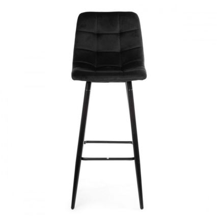 SET 2x Barska stolica HOKER 105x44 cm crna