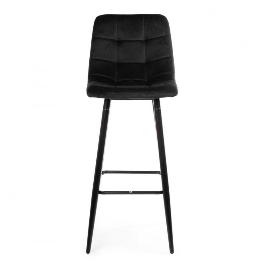 SET 2x Barska stolica HOKER 105x44 cm crna