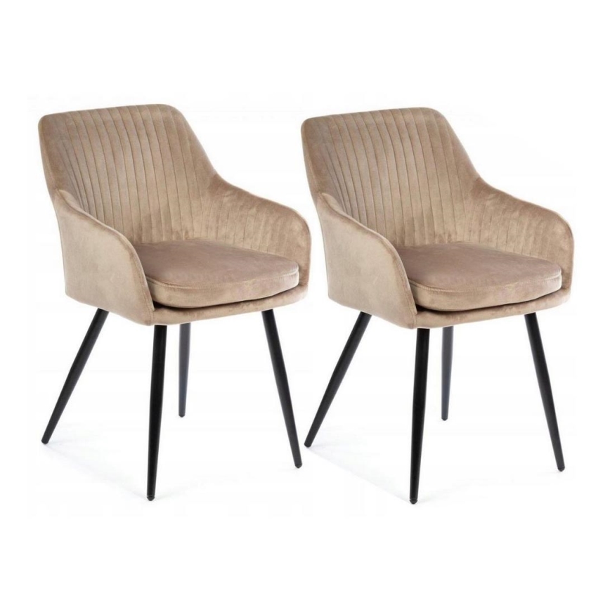 SET 2x Blagovaonska stolica LENTI bež