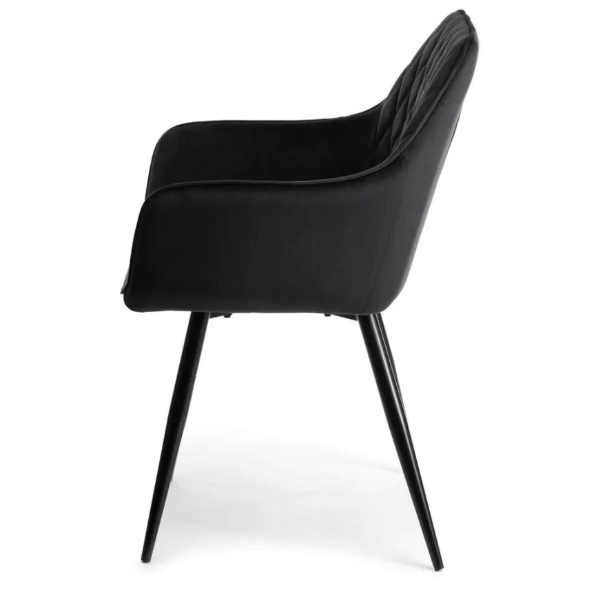 SET 2x Stolice za blagovaonicu SAMETTI crne