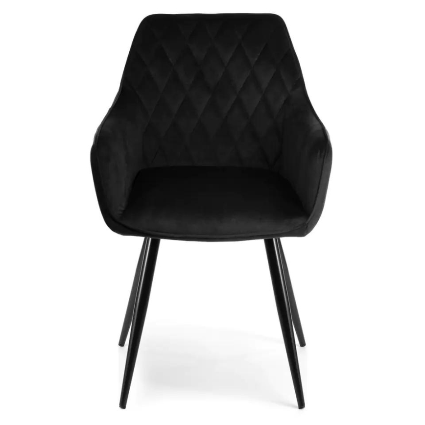 SET 2x Stolice za blagovaonicu SAMETTI crne