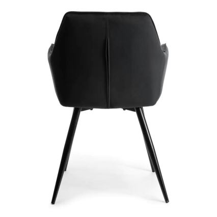 SET 2x Stolice za blagovaonicu SAMETTI crne