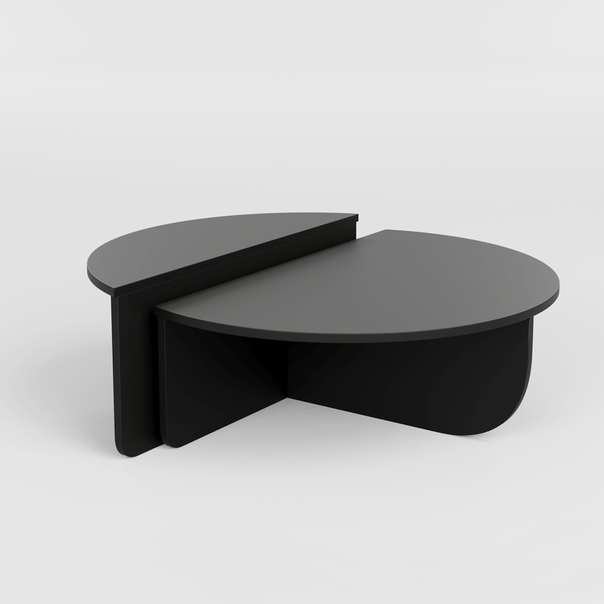 SET 2x Konferencijski stol PODIUM crni
