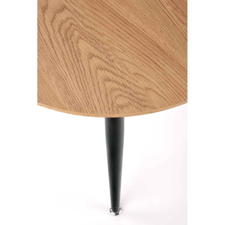 SET 2x konferencijski stolić ZENYA hrast/crna