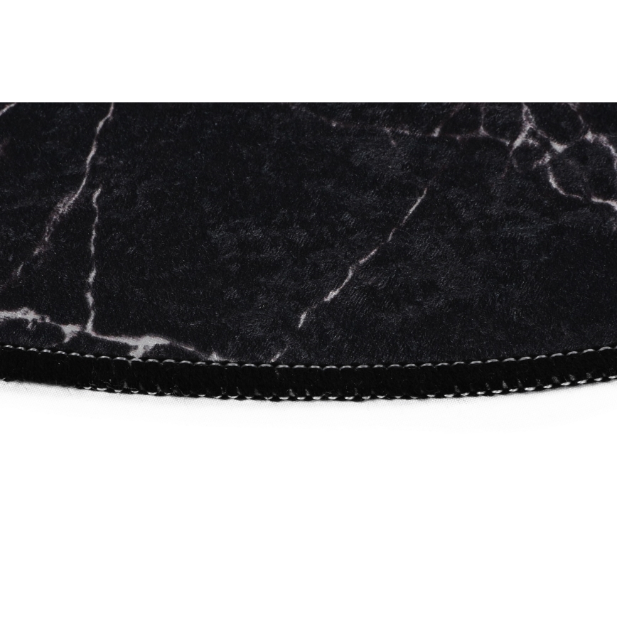 SET 2x Kupaonski tepih MARBLE 50x60/60x100 cm crna