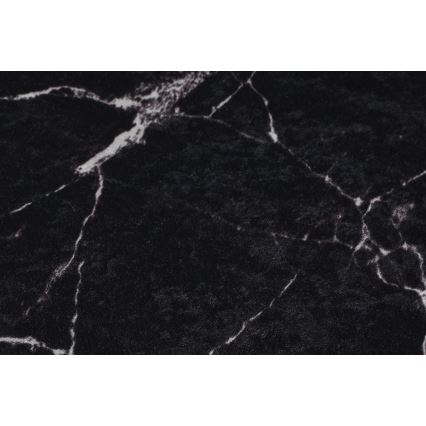 SET 2x Kupaonski tepih MARBLE 50x60/60x100 cm crna