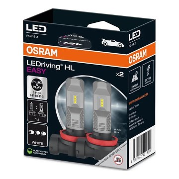 SET 2x LED Auto žarulja H8/H11/H16 PGJ19-X/8,2W/12V 6000K - Osram