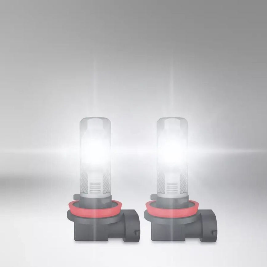 SET 2x LED Auto žarulja H8/H11/H16 PGJ19-X/8,2W/12V 6000K - Osram