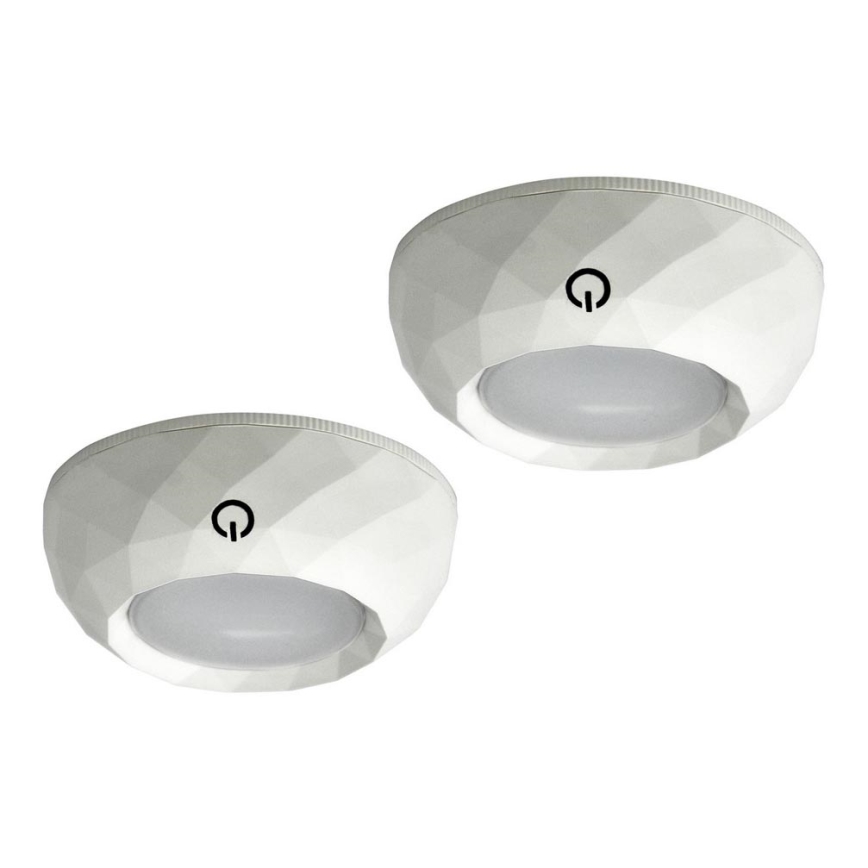 SET 2x LED Orijentacijska svjetiljka na dodir LED/4,5V/3xAAA