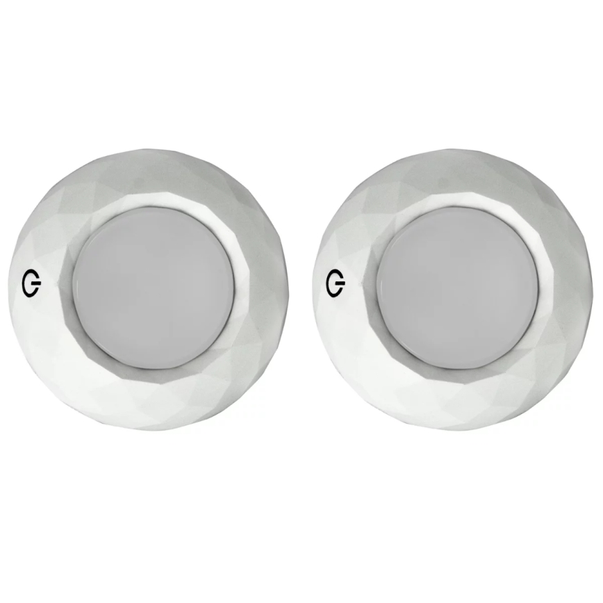 SET 2x LED Orijentacijska svjetiljka na dodir LED/4,5V/3xAAA