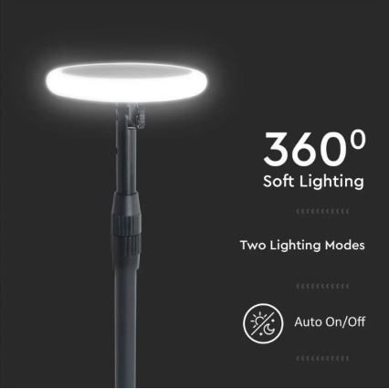 SET 2x LED Podesiva solarna lampa GARDEN LED/3W/5V 42-80 cm 4000K IP65 1000 mAh