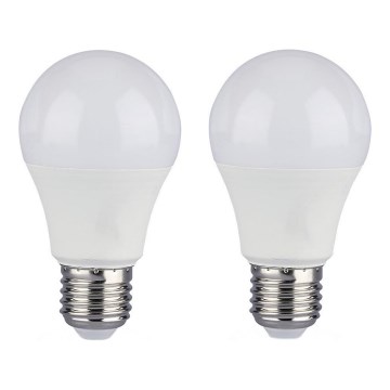 SET 2x LED Prigušiva žarulja A60 E27/9W/230V 4000K