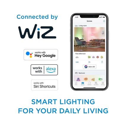SET 2x LED Prigušiva žarulja Philips A60 E27/8W/230V Wi-Fi