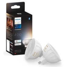 SET 2x LED Prigušiva žarulja Philips Hue White Ambiance GU5,3/MR16/5,1W/12V 2200-6500K