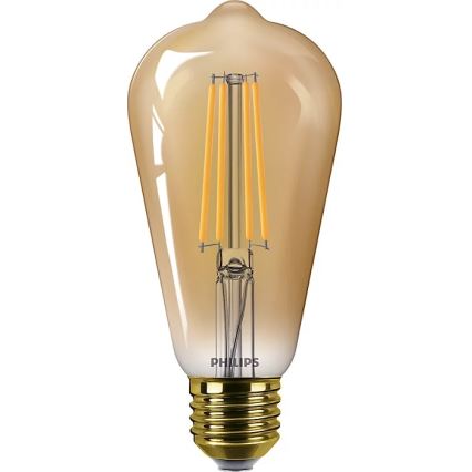 SET 2x LED Prigušiva žarulja VINTAGE Philips ST64 E27/4,2W/230V 2200K