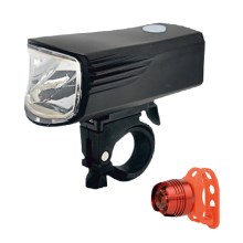 SET 2x LED Punjiva baterijska svjetiljka za bicikl LED/5W/USB IP44