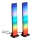 SET 2x LED RGB Prigušiva stolna lampa GAMER LED/5W/5V + daljinski upravljač