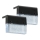 SET 2x LED RGB Solarna zidna svjetiljka LED/1W/1,2V 3500K IP65