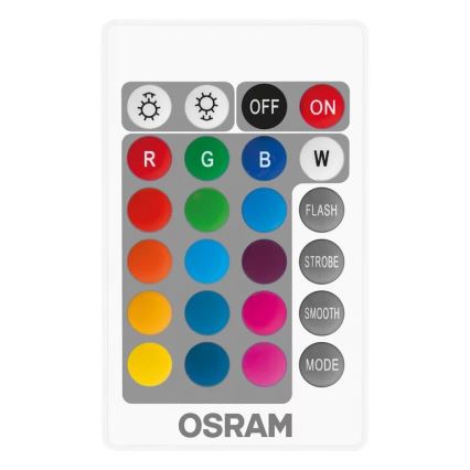 SET 2x LED RGBW Prigušiva žarulja B38 E14/4,9W/230V 2700K + daljinski upravljač - Osram