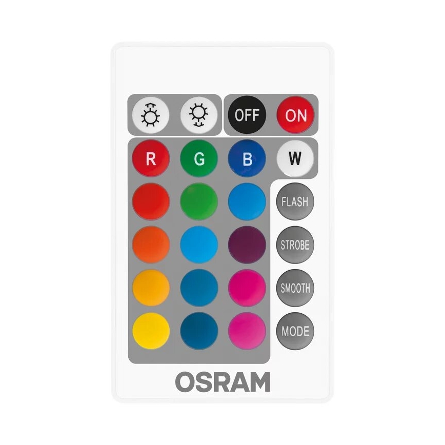 SET 2x LED RGBW Prigušiva žarulja B38 E14/4,9W/230V 2700K + daljinski upravljač - Osram