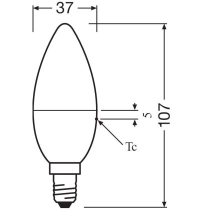 SET 2x LED RGBW Prigušiva žarulja B38 E14/4,9W/230V 2700K + daljinski upravljač - Osram