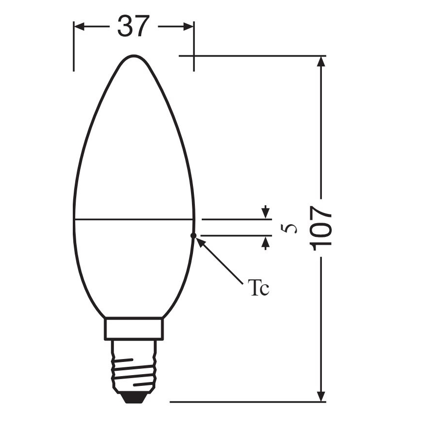 SET 2x LED RGBW Prigušiva žarulja B38 E14/4,9W/230V 2700K + daljinski upravljač - Osram