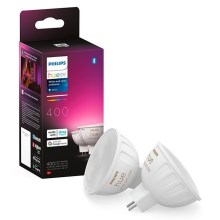 SET 2x LED RGBW Prigušiva žarulja Philips Hue White And Color Ambiance GU5,3/MR16/6,3W/12V 2000-6500K