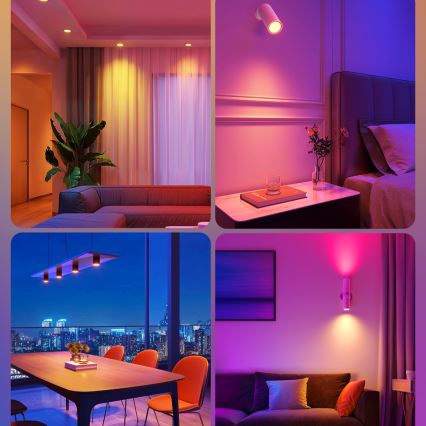 SET 2x LED RGBWW Prigušiva žarulja GU10/4,8W/230V 2700-6500K Wi-Fi - Govee