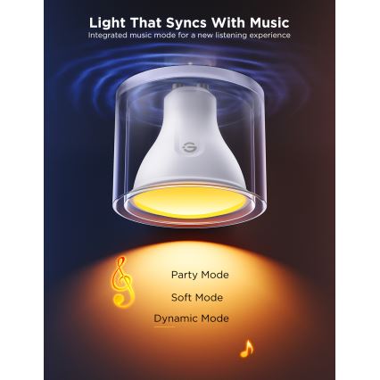 Komplet od 2 LED RGBWW žarulje s mogućnošću prigušivanja MATTER GU10/4,8W/230V 2700-6500K Wi-Fi - Govee