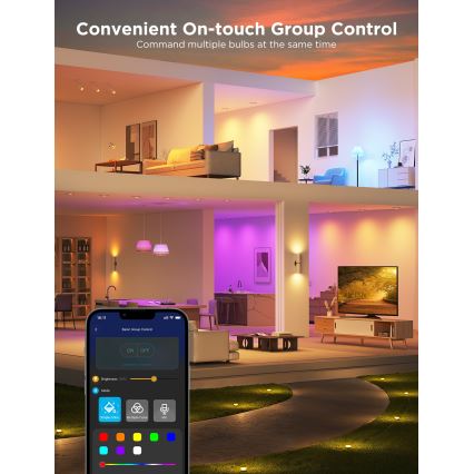 Komplet od 2 LED RGBWW žarulje s mogućnošću prigušivanja MATTER GU10/4,8W/230V 2700-6500K Wi-Fi - Govee