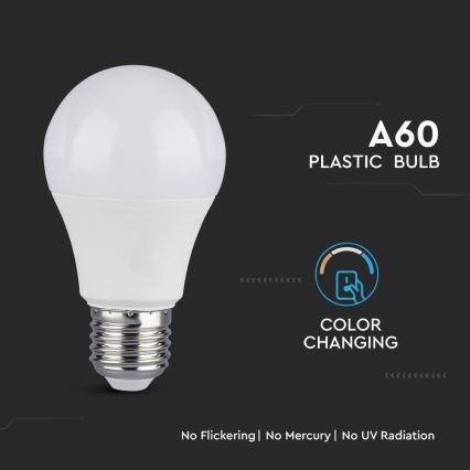 SET 2x LED Žarulja A60 E27/9W/230V 3000/4000/6400K