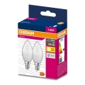 SET 2x LED Žarulja B35 E14/4,9W/230V 3000K - Osram