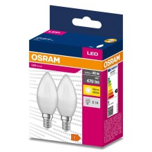 SET 2x LED Žarulja B35 E14/4,9W/230V 3000K - Osram
