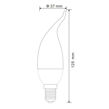 SET 2x LED Žarulja E14/3W/230V 3000K - Globo