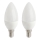 SET 2x LED žarulja E14/5,5W/230V 2700K - Attralux