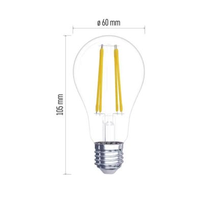 SET 2x LED Žarulja FILAMENT A60 E27/5,9W/230V 2700K