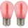 SET 2x LED Žarulja PARTY E27/0,3W/36V crvena
