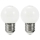 SET 2x LED Žarulja PARTY E27/0,5W/36V bijela