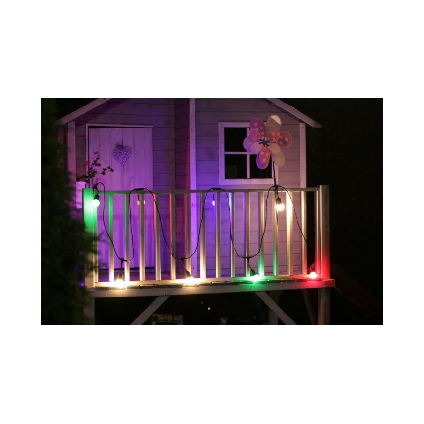 SET 2x LED Žarulja PARTY E27/0,5W/36V crvena
