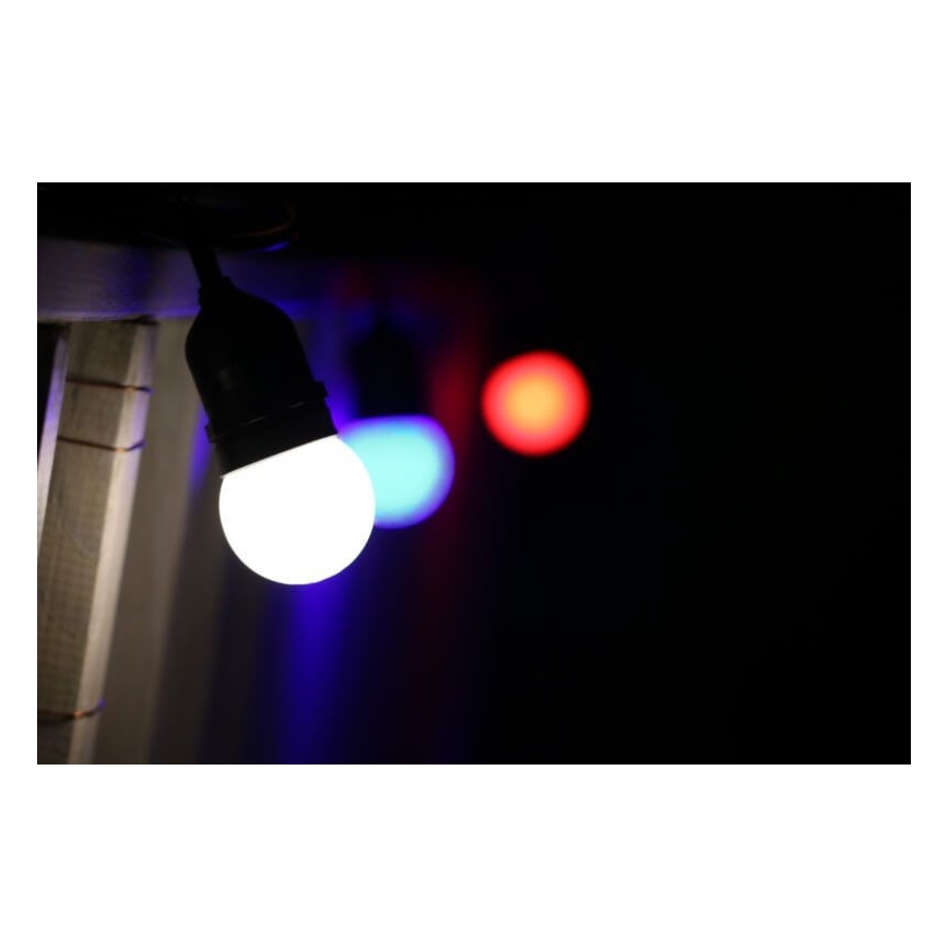 SET 2x LED Žarulja PARTY E27/0,5W/36V plava