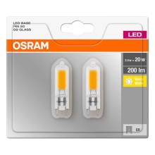 SET 2x LED Žarulja PIN G9/2W/230V 2700K - Osram