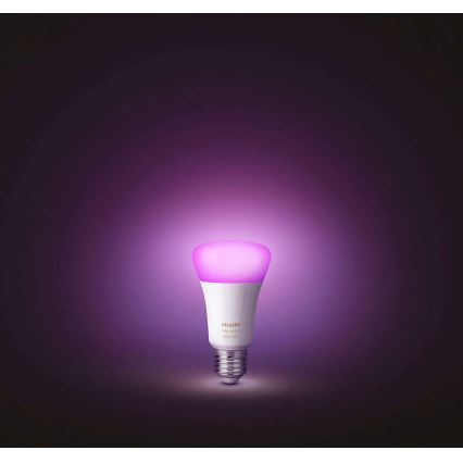 SET 2x LED Žarulja za prigušivanje Philips HUE WHITE AND COLOR AMBIANCE E27/9W/230V