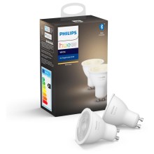 SET 2x LED Žarulja za prigušivanje Philips Hue WHITE GU10/5,2W/230V 2700K