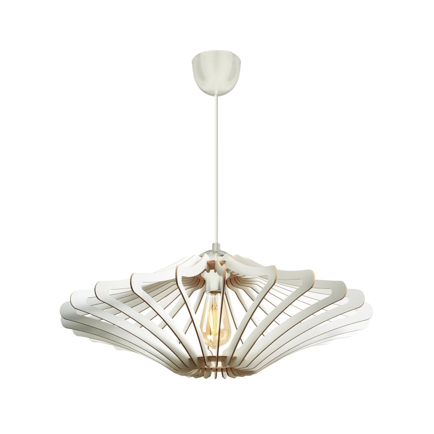 SET 2x Luster na sajli 1xE27/60W/230V bijela pr. 47 cm