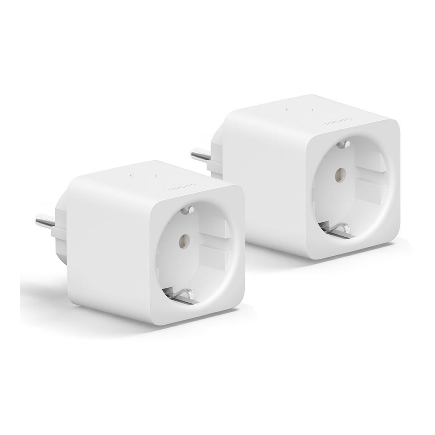 SET 2x Pametna utičnica Philips Hue Smart plug EU SCHUKO