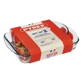SET 2x PYREX posuda za pečenje 2,7/2,2 l